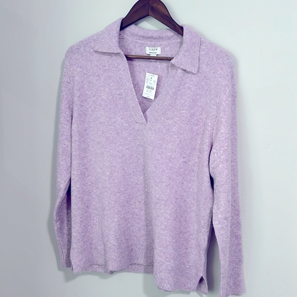 J. Crew Soft Johnny Collar Sweater NWT - Picture 4 of 9